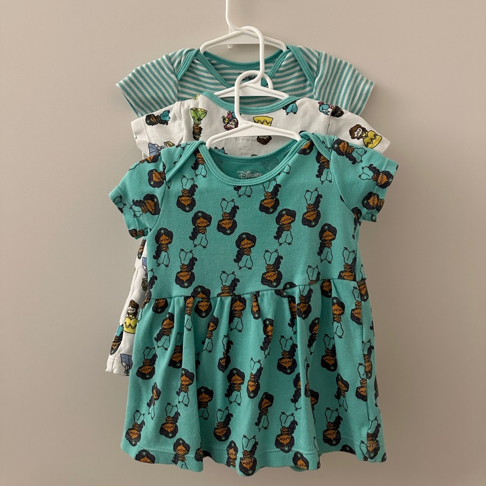 Bundle of 3 Disney toddler dresses